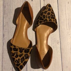J.Crew leopard flats